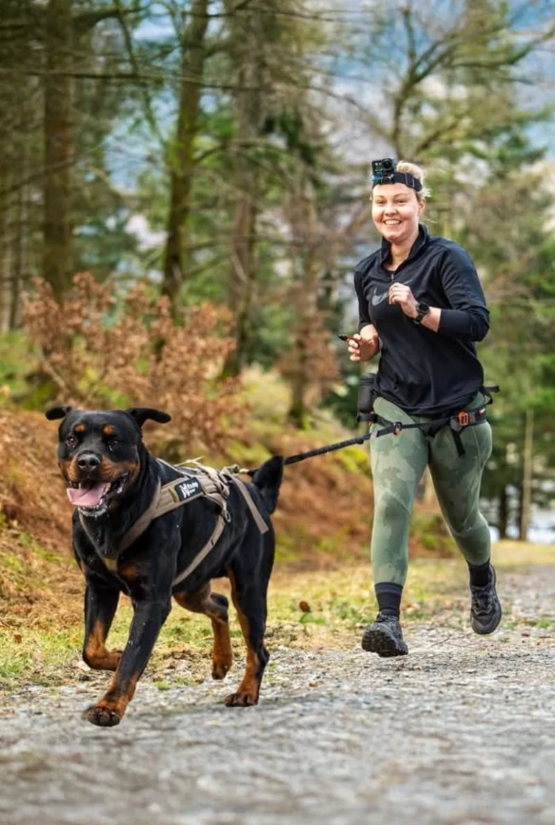 Becca and her dog Ernie